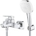 Змішувач для ванни Grohe Cubeo 1018140000 з душовим набором, хром Змішувач для ванни Grohe Cubeo 1018140000 з душовим набором, хром