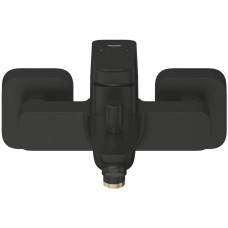 Змішувач для ванни Grohe Cubeo 1018142430 з душовим набором, чорний матовий