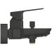 Змішувач для ванни Grohe Cubeo 1018142430 з душовим набором, чорний матовий Змішувач для ванни Grohe Cubeo 1018142430 з душовим набором, чорний матовий