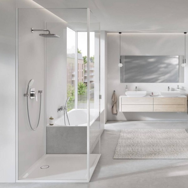 Змішувач прихованого монтажу для душу Grohe Cubeo 1017780000 із перемикачем на 2 положення, хром