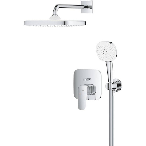 Душова система прихованого монтажу Grohe Cubeo 1053360000 хром