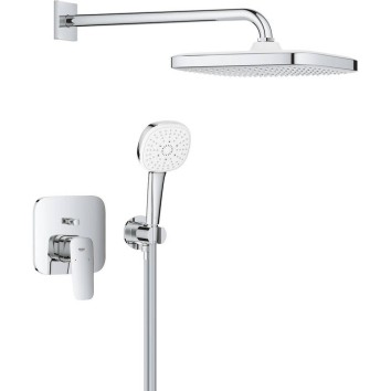 Душова система прихованого монтажу Grohe Cubeo 1053360000 хром