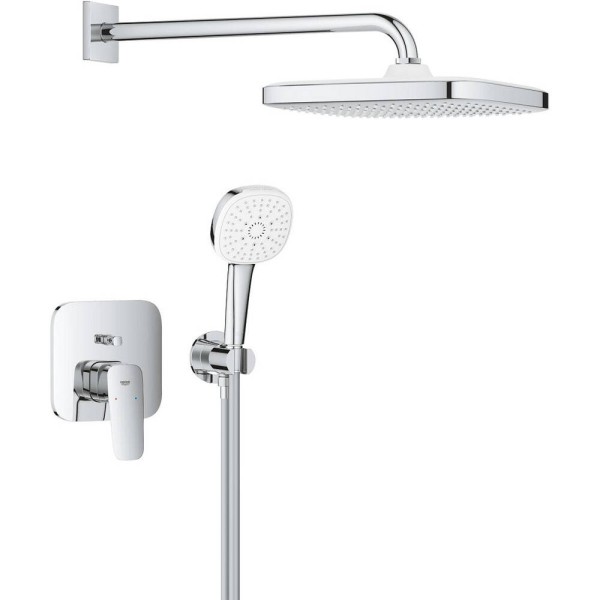 Душова система прихованого монтажу Grohe Cubeo 1053360000 хром