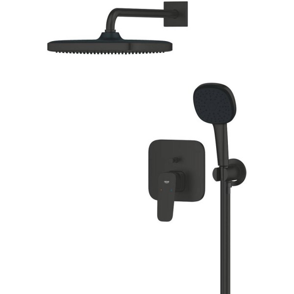 Душова система прихованого монтажу Grohe Cubeo 1053362430 чорний матовий