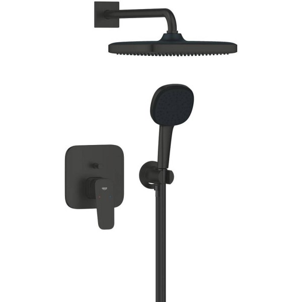 Душова система прихованого монтажу Grohe Cubeo 1053362430 чорний матовий