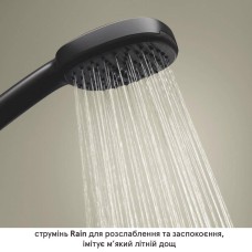 Душова система прихованого монтажу Grohe Cubeo 1053362430 чорний матовий