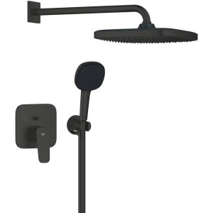 Душова система прихованого монтажу Grohe Cubeo 1053362430 чорний матовий