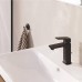Змішувач для раковини Grohe Cubeo 1017572430 M-розмір, чорний матовий