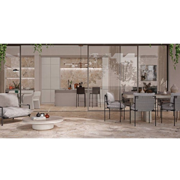 Керамограніт Cersanit Pulsar Beige Matt Rect** 59,8x59,8 см
