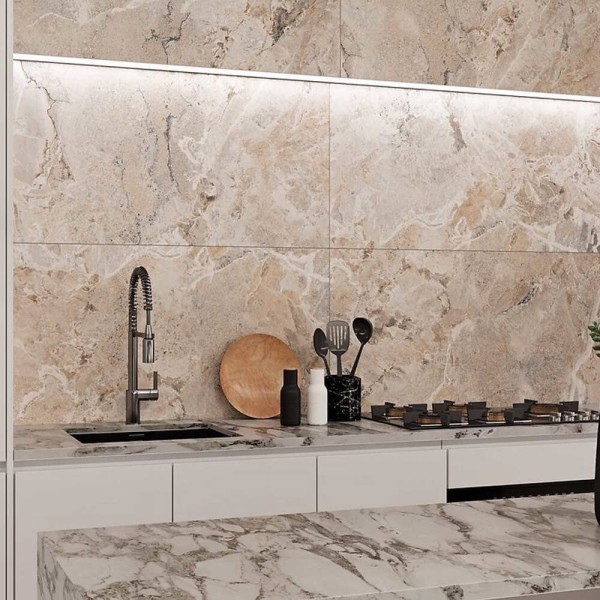 Керамограніт Cersanit Pulsar Beige Matt Rect 59,8x119,8 см