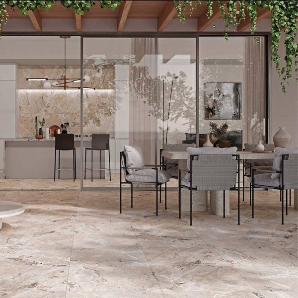 Керамограніт Cersanit Pulsar Beige Matt Rect 59,8x119,8 см
