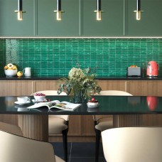Плитка Ceramica Deseo Sticks emerald 20x20 см