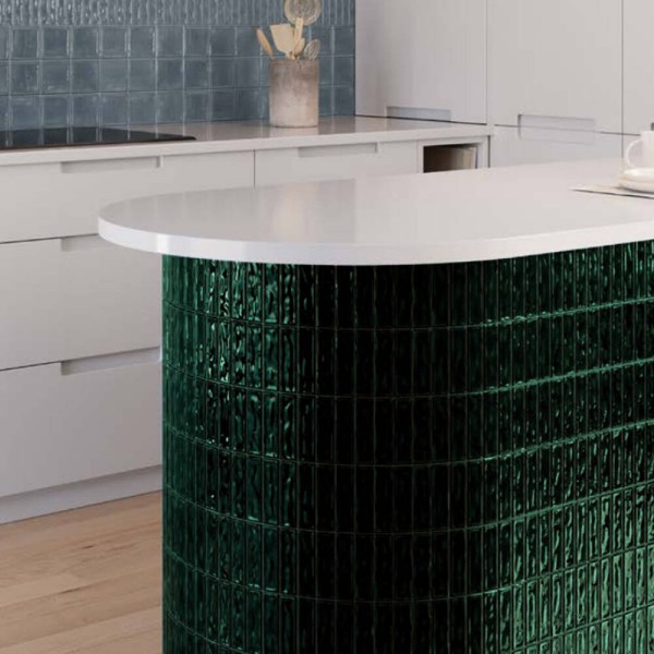 Плитка Ceramica Deseo Sticks green intense 20x20 см