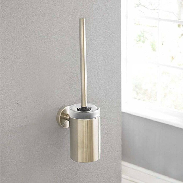 Щітка для унітазу Hansgrohe Logis 40522820 з тримачем, нікель матовий
