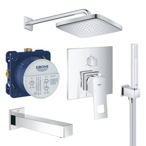 Душова система прихованого монтажу Grohe Eurocube Tempesta Cube 250 UA26417SC2 на 3 споживачі
