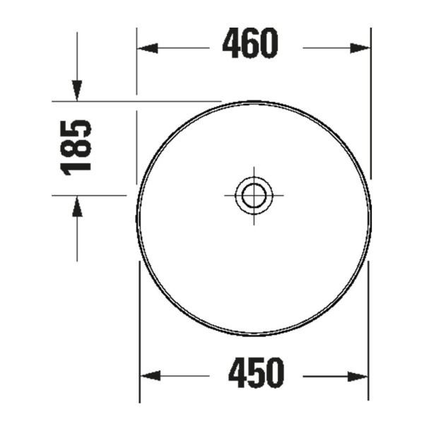 Раковина Duravit Vitrium 266146HB79 46 см синій матовий