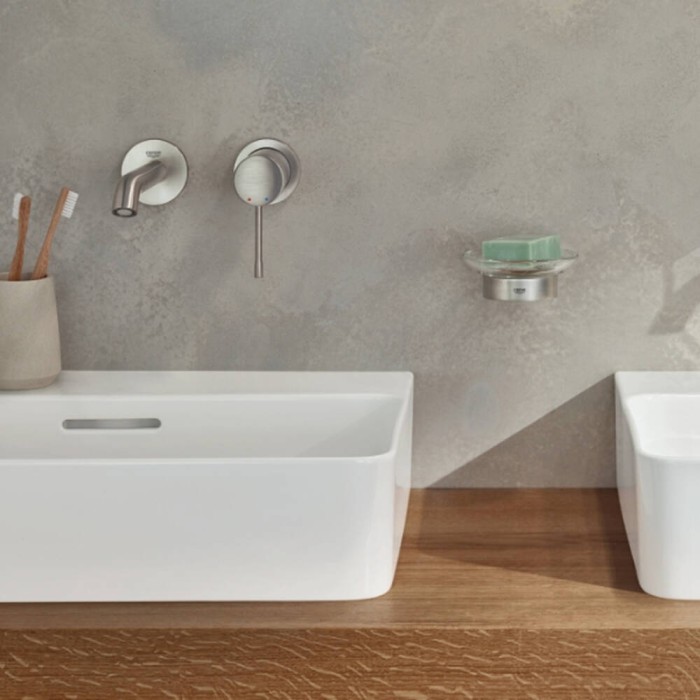 Змішувач прихованого монтажу для раковини Grohe Essence New 29192DC1 суперсталь Змішувач прихованого монтажу для раковини Grohe Essence New 29192DC1 суперсталь