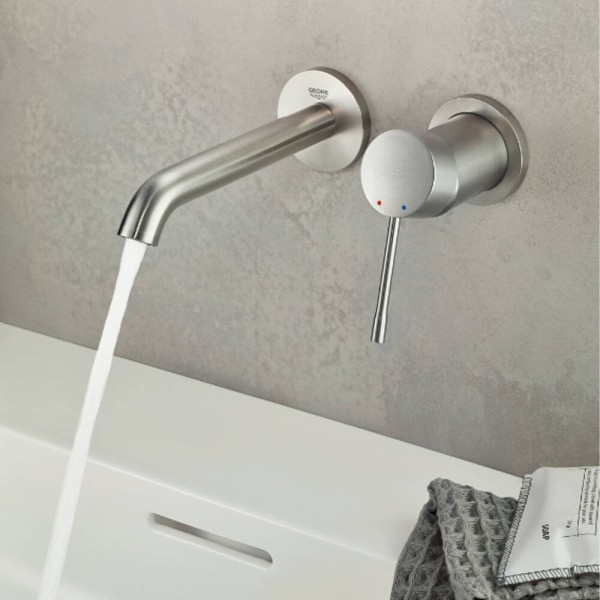 Змішувач прихованого монтажу для раковини Grohe Essence New 29192DC1 суперсталь