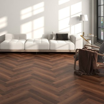 Вінілове покриття Floorex Paris SPC Click Herringbone ялинка 610x110x6 мм