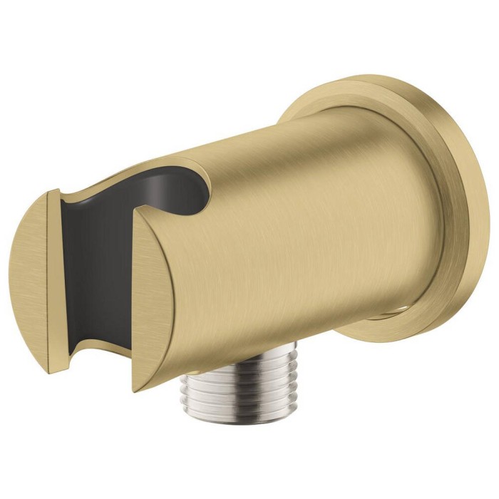Шлангове підключення Grohe Rainshower 26658GN0 з тримачем для душу, брашоване золото Шлангове підключення Grohe Rainshower 26658GN0 з тримачем для душу, брашоване золото