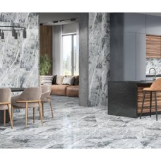 Керамограніт Інтеркерама Majestic сірий темний 12060 141 072/KL 60х120 см