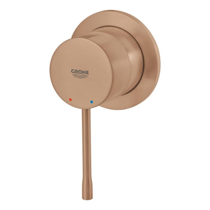 Змішувач прихованого монтажу для душу Grohe Essence 29197DL0 теплий захід сонця (брашоване рожеве золото)