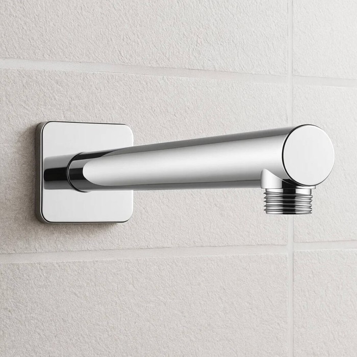 Тримач верхнього душу Hansgrohe Vernis Shape 26405000 настінний 24 см хром