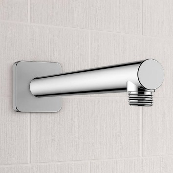 Тримач верхнього душу Hansgrohe Vernis Shape 26405000 настінний 24 см хром