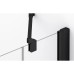 Душові двері з фіксованою стінкою Ronal Annea BlackLine AN13WD12000607 120х200 см розпашні праві, профіль чорний матовий, прозоре скло