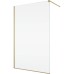 Душова стінка Walk-in Ronal Easy STR4P1001307 100х200 см профіль матове золото, скло прозоре