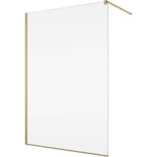 Душова стінка Walk-in Ronal Easy STR4P1201307 120х200 см профіль матове золото, скло прозоре