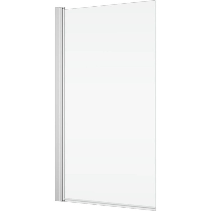 Шторка для ванни Ronal Arelia D20B10804007 140x80 см, срібло поліроване, прозоре скло універсальна