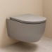 Унітаз підвісний Devit Art 3.0 3030140G безобідковий з кришкою soft-close, Vortex Flush, сірий мат