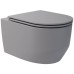 Унітаз підвісний Devit Art 3.0 3030140G безобідковий з кришкою soft-close, Vortex Flush, сірий мат