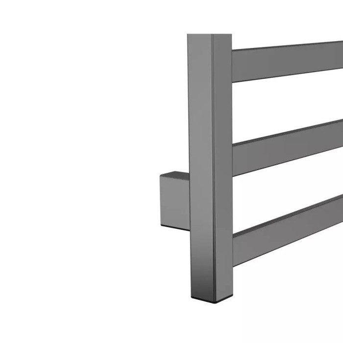 Комплект прихованого підключення Devit D50005 прямокутний, структурований чорний