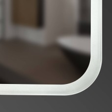 Дзеркало Devit Acqua 5255670 500х700 мм закруглене, з тачсенсором та LED підсвідкою