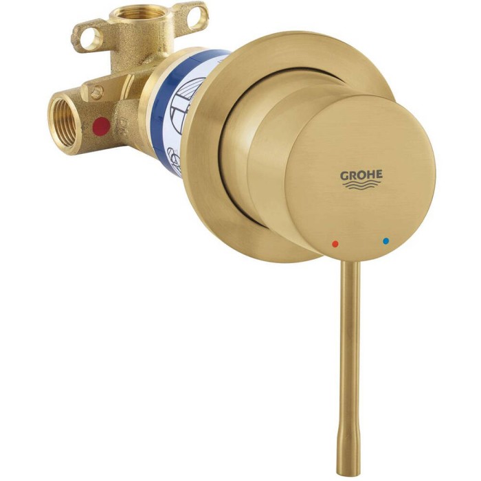 Змішувач прихованого монтажу для душу Grohe Essence 29197GN0 брашоване золото