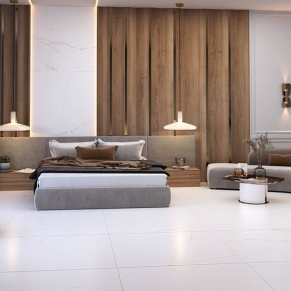 Керамограніт Almera Ceramica (Spain) Lab. Bianco Mare Gold 120x120 см