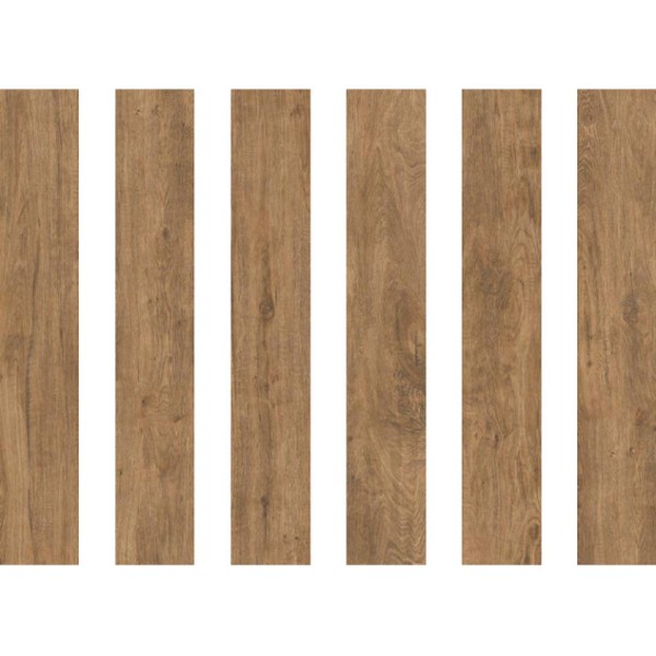 Керамограніт Cersanit Brantwood Brown Mat Rect** 19,8x119,8 см