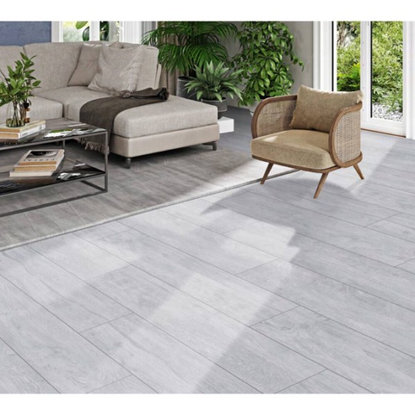Керамограніт Cersanit Brantwood Light Grey Matt Rect** 19,8x119,8 см