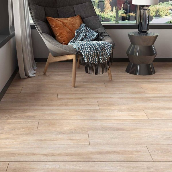 Керамограніт Cersanit Sensewood Beige Matt Rect** 19,8x119,8 см