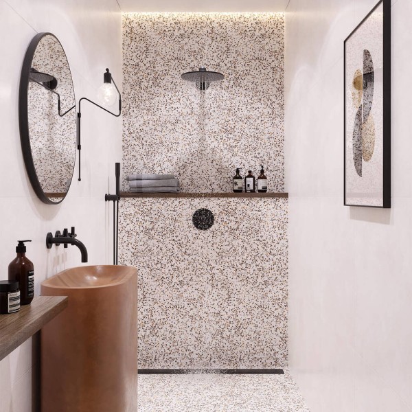 Керамограніт Golden Tile Oasis Concrete Айворі OSА980 60х120 см