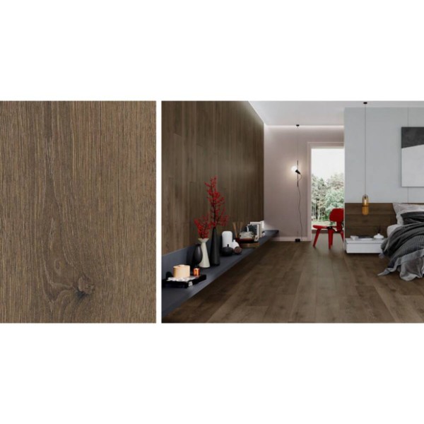 Керамограніт Cersanit Elmwood Brown Mat Rect** 19,8x119,8 см