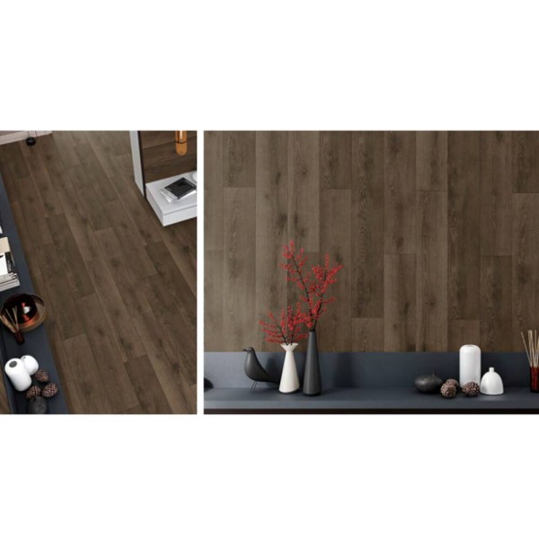 Керамограніт Cersanit Elmwood Brown Mat Rect** 19,8x119,8 см