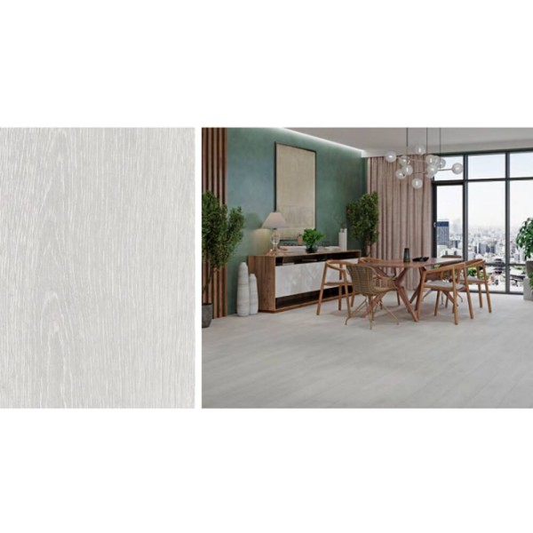 Керамограніт Cersanit Elmwood White Mat Rect** 19,8x119,8 см