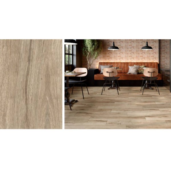 Керамограніт Cersanit Wildwood Beige Mat Rect 19,8х119,8 см