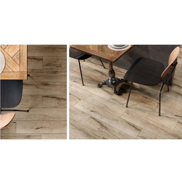 Керамограніт Cersanit Wildwood Beige Mat Rect 19,8х119,8 см