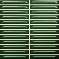 Плитка Ceramica Deseo Arrow Victorian Green 1.5*10 20х20 см