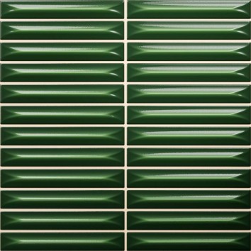 Плитка Ceramica Deseo Arrow Victorian Green 1.5*10 20х20 см