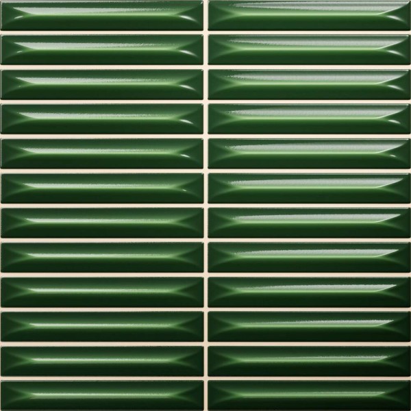 Плитка Ceramica Deseo Arrow Victorian Green 1.5*10 20х20 см